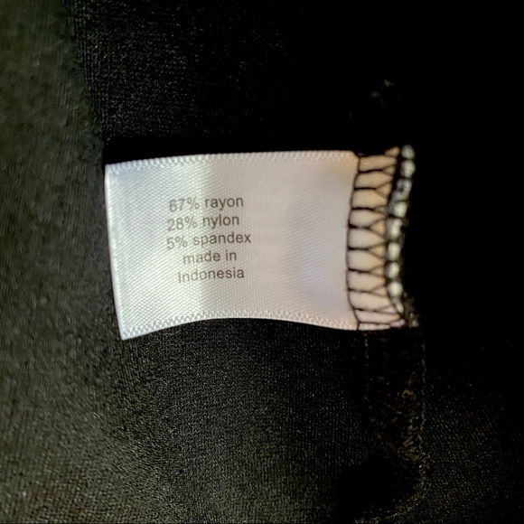 Lane Bryant Pleated Waist Top - 18/20 - Black - Picture 4 of 5